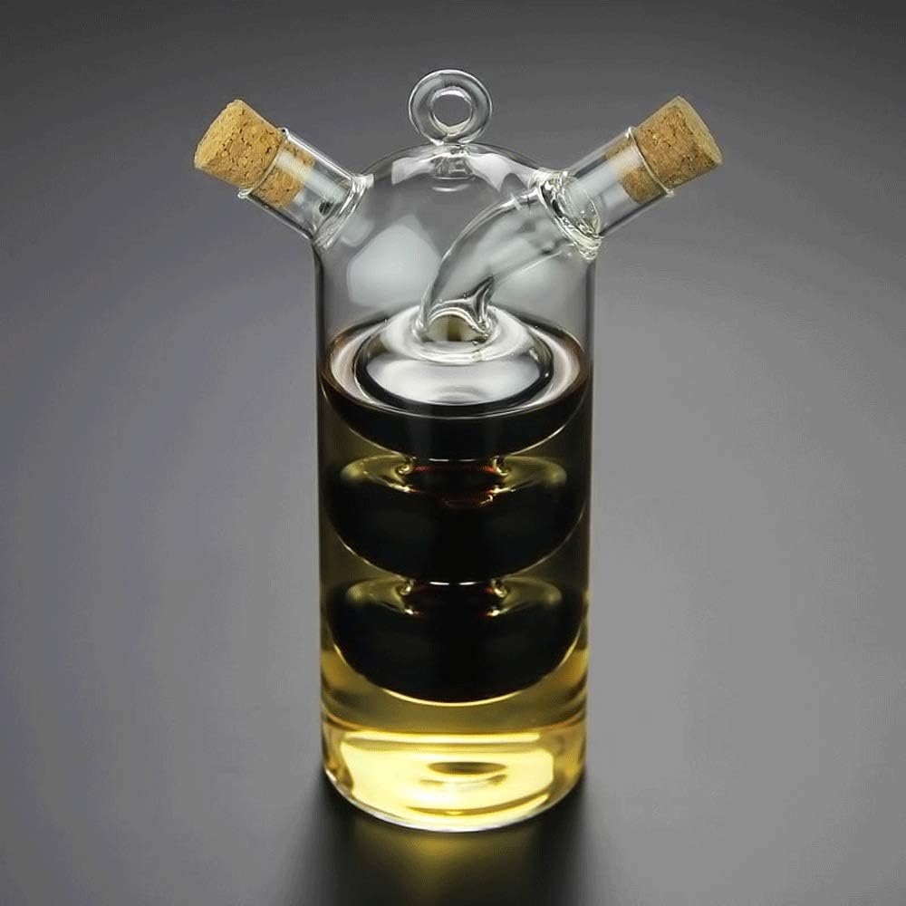 2-in-1 Glass Oil Vinegar Cruet Bottle - Image 2