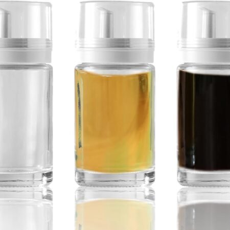 3-Pack Glass Oil Vinegar Dispenser Set