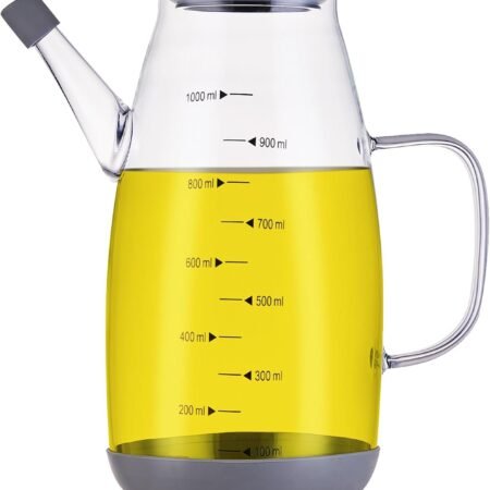 1-Pack Glass Oil Dispenser Drip-Free Base